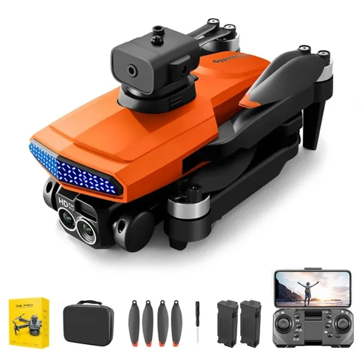 New D6 Pro Brushless Drone HD Dual ESC Camera Obstacle Avoidance Optical Flow Foldable Quadcopter Drones