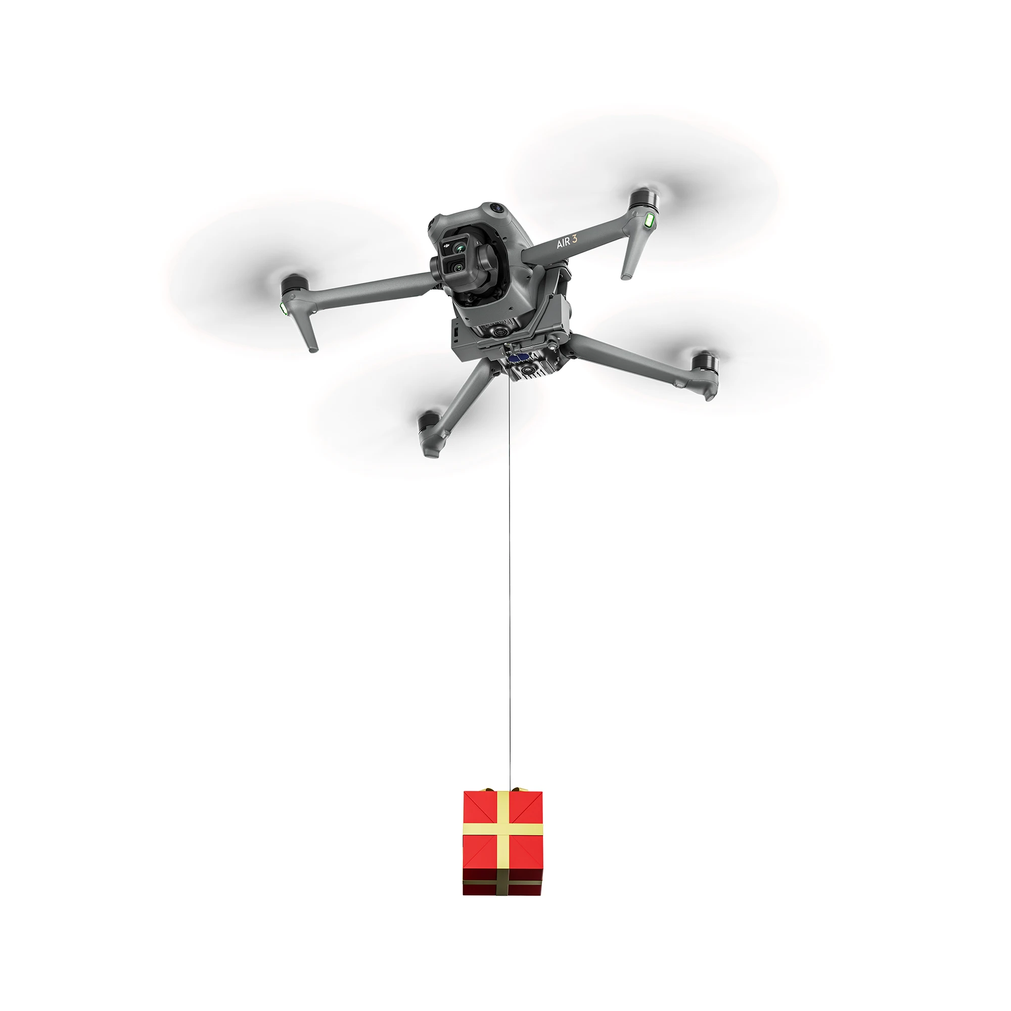 Airdrop Parabolic Device 400g for DJI Air 3 Remote Thrower Payload Dropper Transport Device for DJI Air 3 Drone Accessories