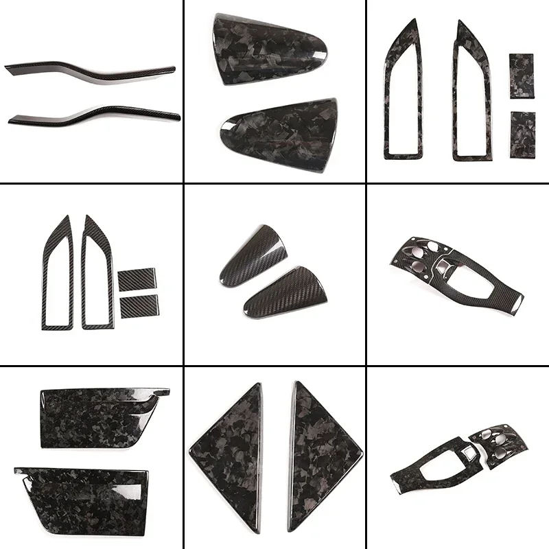 

Real carbon fiber For 2011-2016 Ferrari 458 Car gear panel decorative cover stickers inside and outside decorative accessories