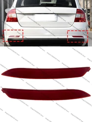 For Skoda Rapid Spaceback 2013 2014 2015 2016 2017 2018 2019 Rear Bumper Reflectors Lights Warning Lamps Stop Lamps Brake Lights