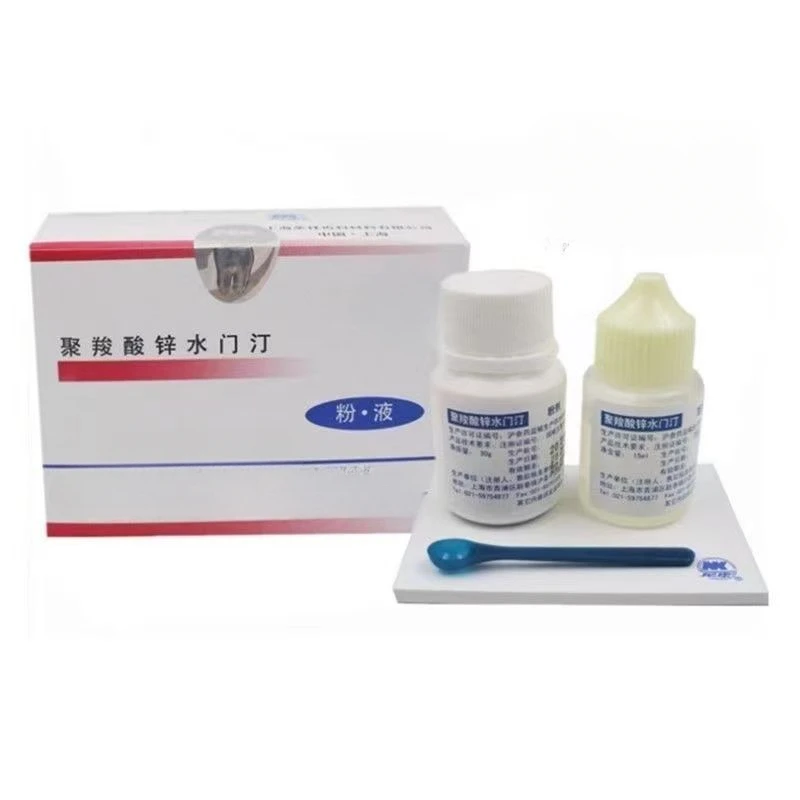 Dental Polycarboxylate Zinc Cement Kit for Teeth Crown Bridge Super Extra Strong Adhesive Dentistry Material