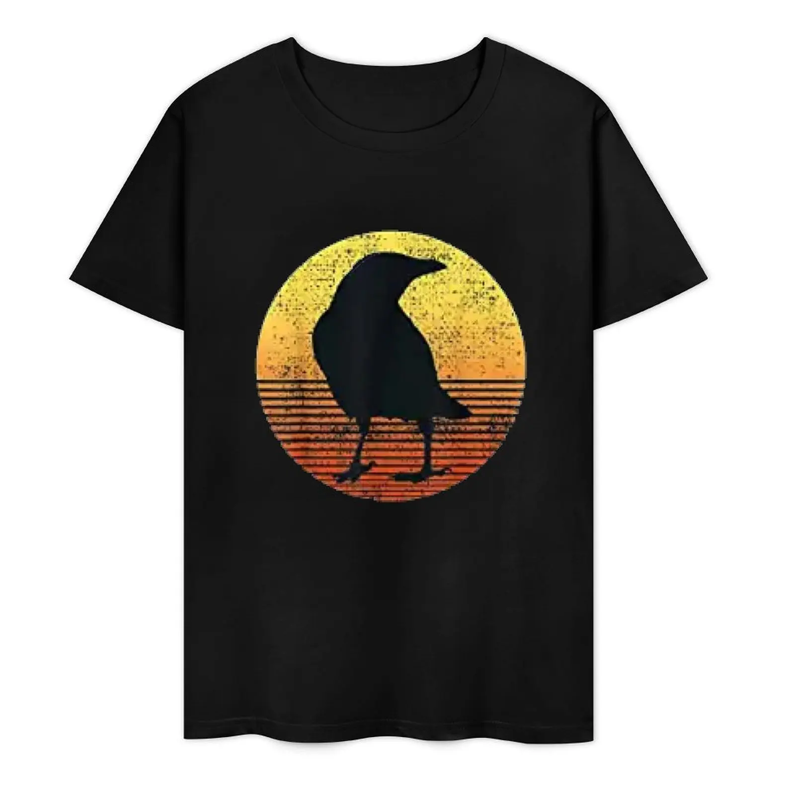 

Counting Sunset Crow , Rock music, Raven T-Shirt anime stuff summer clothes designer t shirt men