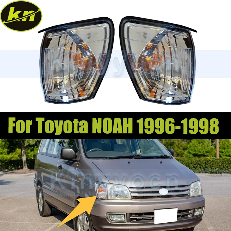 

1 пара автомобильных угловых фонарей, указатель поворота для Toyota NOAH CR40 CR50 SR40 SR50 1996 1997 1998, угловая лампа