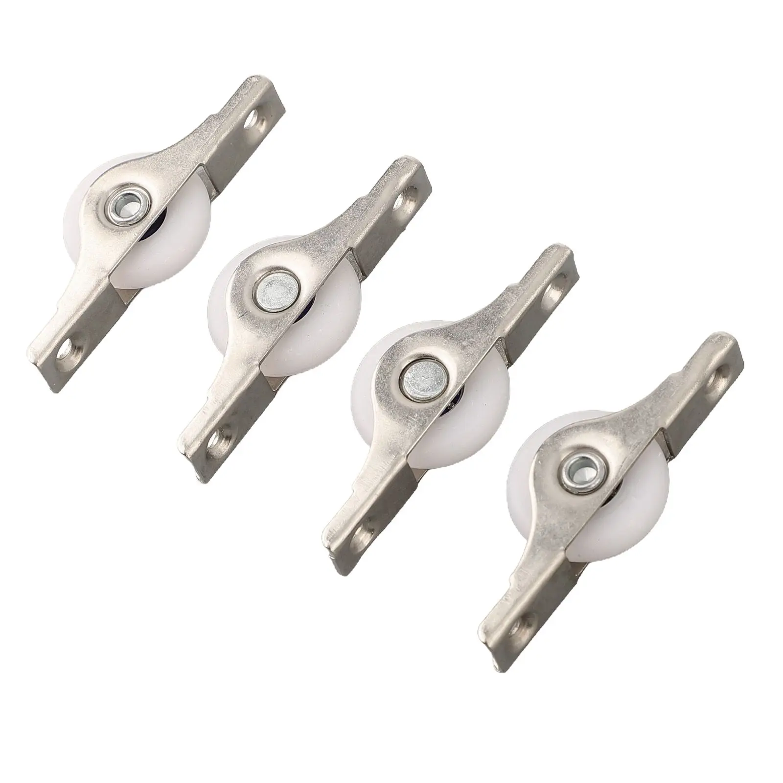 4pcs Window Pulleys 25mm Cabinet Wardrobe Sliding Door Wheel Window Roller Pulley Furniture Door Roller Runner Hardware