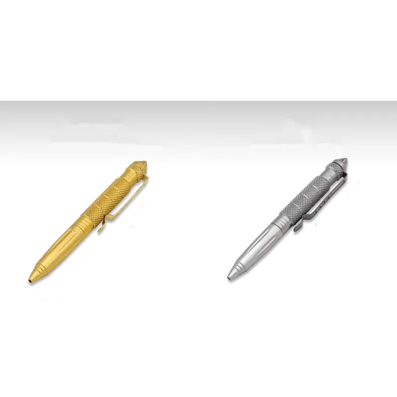 1-4 Stück Taktischer Stift Multifunktional aus Aluminiumlegierung für Outdoor-Camping Sicherheit Überlebens-Taktikwerkzeug Notfall-Glasbrecher-Stift