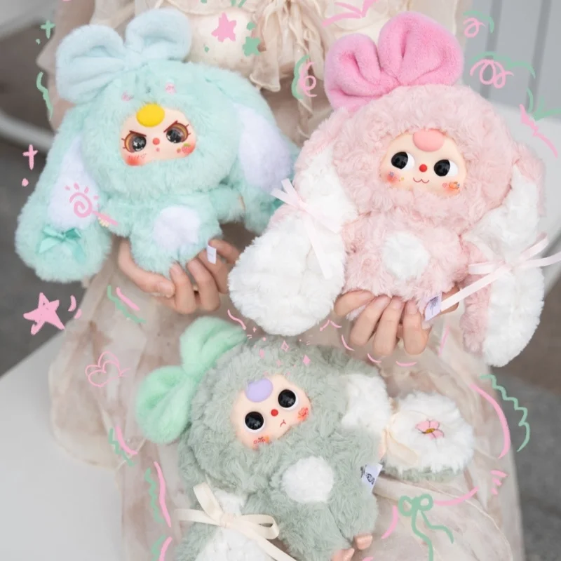 

Genuine Baby Three Little Rabbit Return Series Blind Box Plush Doll Cute Rabbit Doll Bag Pendant Mysterious Box Christmas Gift