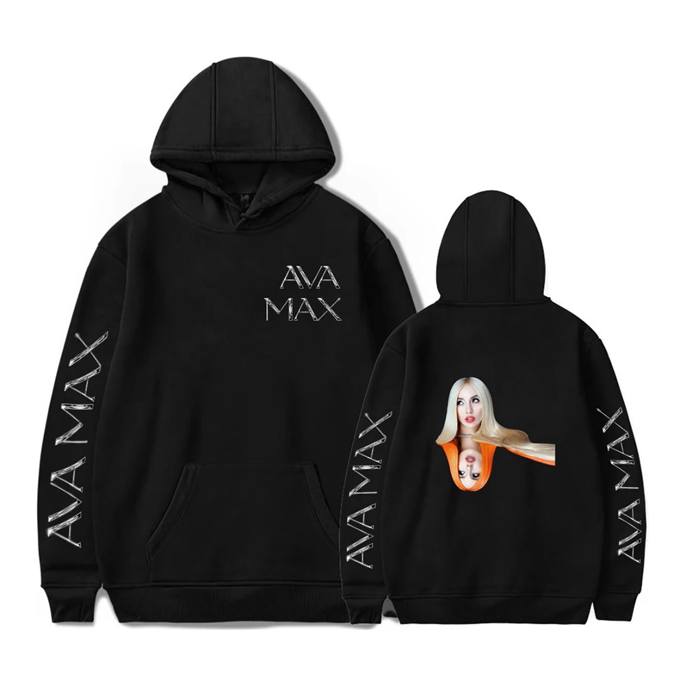 Ava Max – sweat à capuche unisexe, pull à manches longues pour hommes et femmes, Style décontracté, vêtements à la mode, 2022
