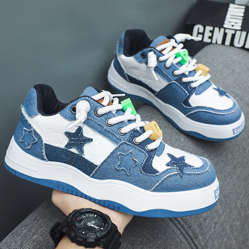 2024 New Low Cut Thick Sole Canvas Star Board Shoes, Breathable and Comfortable, Versatile Casual Men's and Women's Sports Shoes