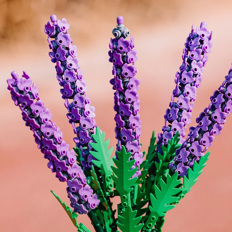 Small particle assembly flower arrangement decoration simulation lavender potted decoration eternal flower