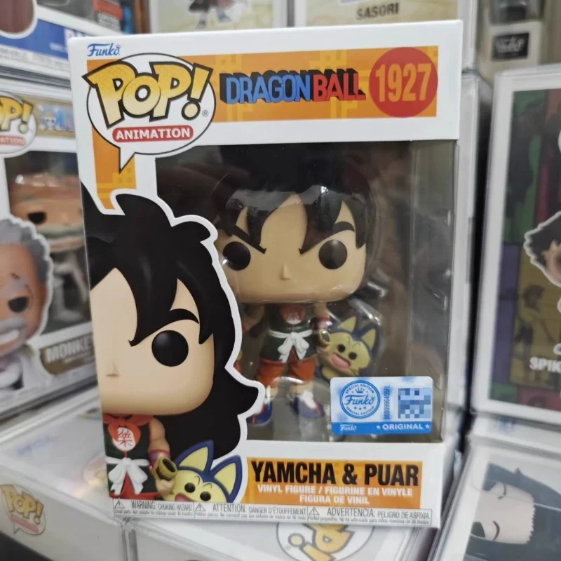 

Funko Pop! Оригинальная аниме-фигурка Dragon Ball Z Yamcha и Puar, модель, Коллекционная игрушка в подарок, Коллекционная модель, украшения