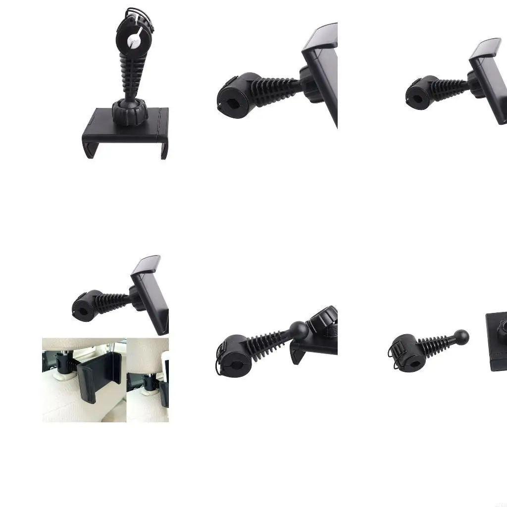 360° Rotating Car Headrest Universal Light Weight Portable Bracket For Smartphone and More