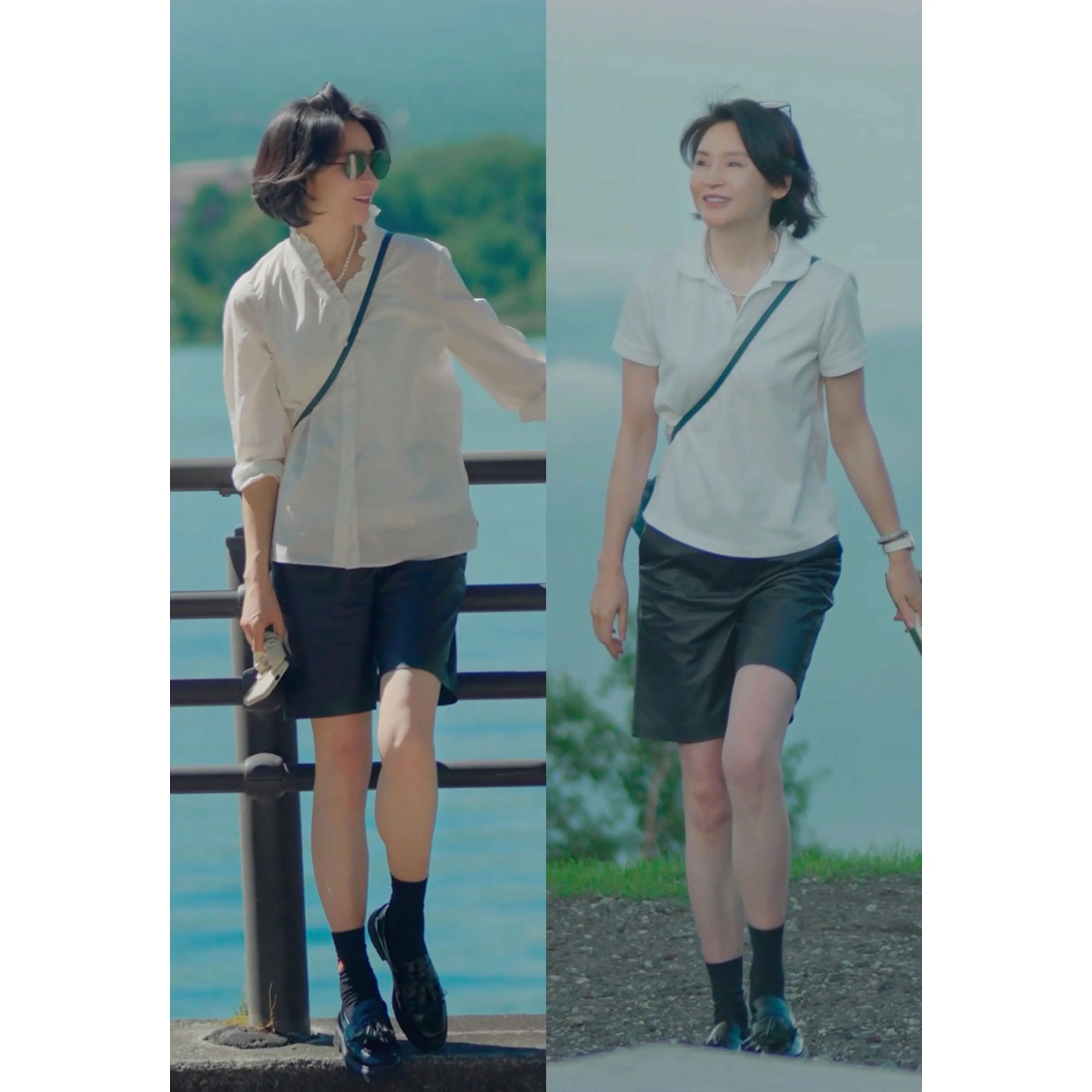 

Удобные классические однотонные брюки-кюлоты из овчины, широкие, укороченные, класса люкс, для повседневной носки, женские.