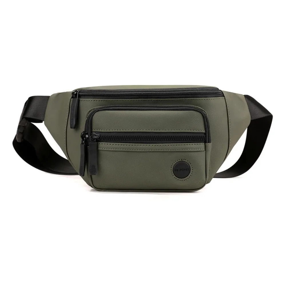 

Nylon Convertible Waist Pack Multi-pocket Large Capacity Single Shoulder Bag Waterproof Wear Resistant Mobile Phone Bag