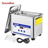 VEVOR 800ml Ultrasonic Cleaner Portable Washing Machine 35W Mini Dishwasher Lave-Dishes Ultrasound Bath Sonic for Home Appliance