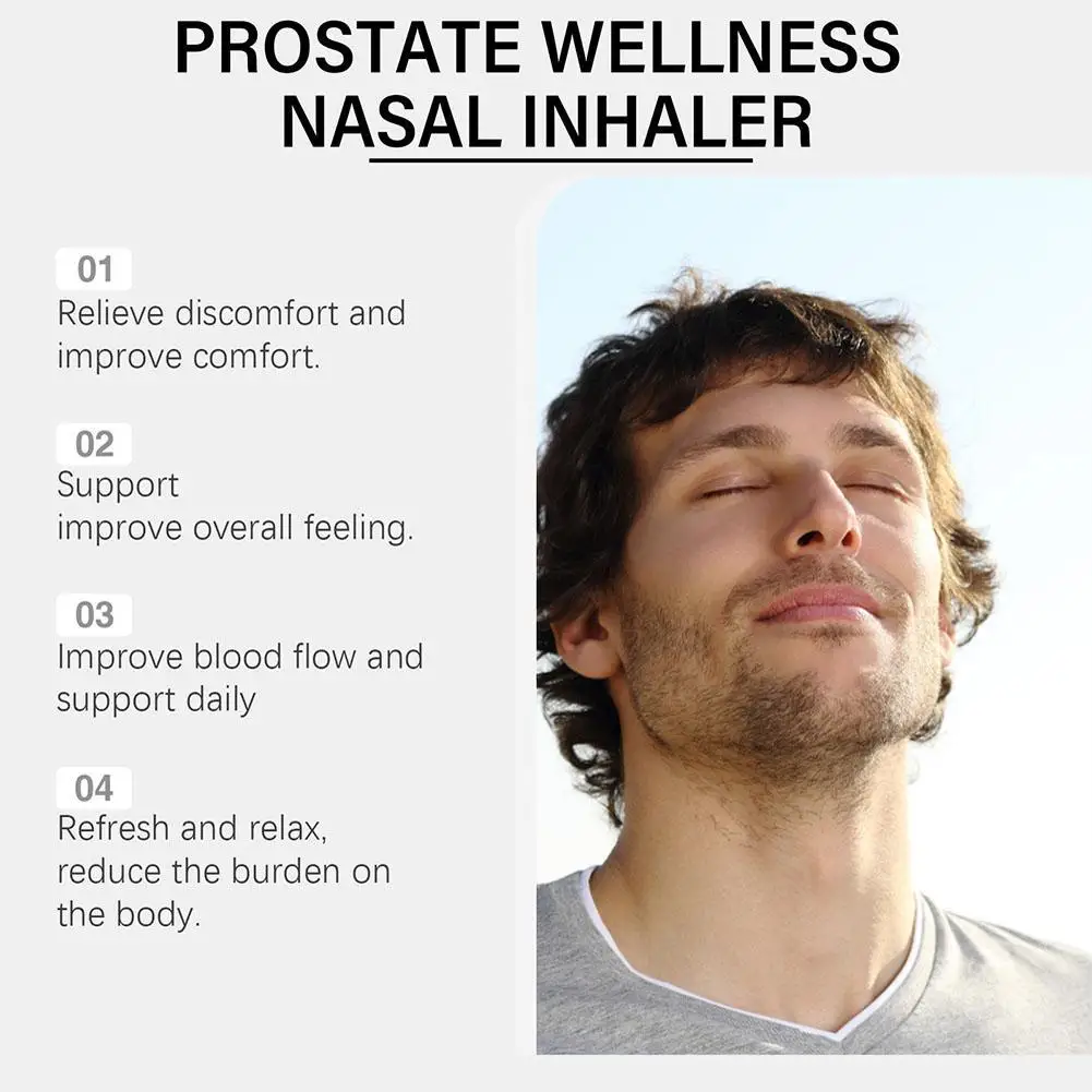Inhalateur nasal pour le bien-être de la prostate pour hommes, spray nasal, produits de soins de santé, 3 pièces