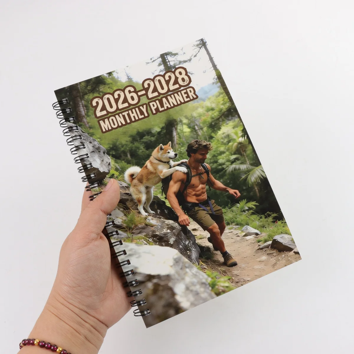 2026-2028 مخطط شهري - مخطط شهري للمشي لمسافات طويلة لمدة 3 سنوات، هدية مثالية للعائلة والصديق