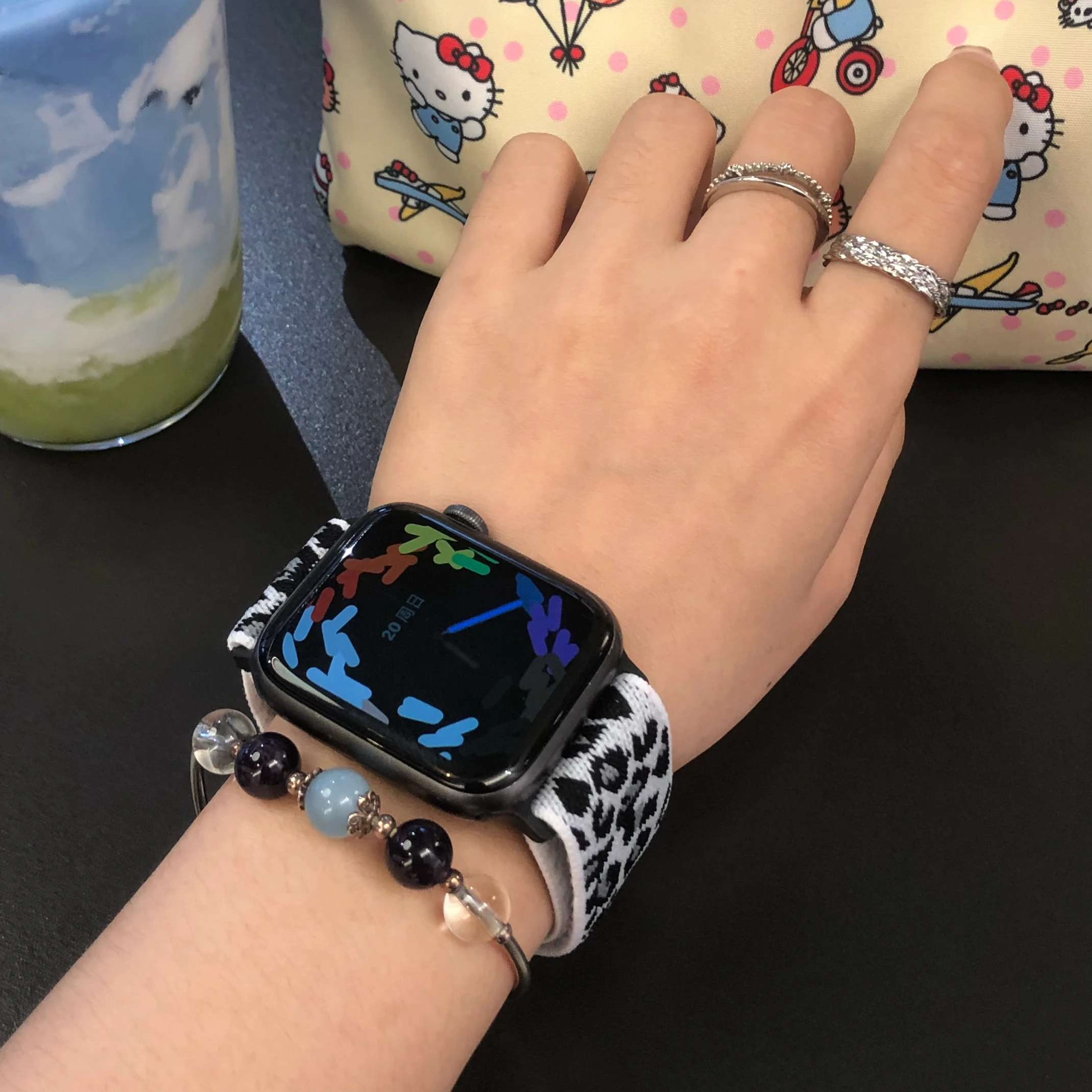 Hot Leopard Print Sexy Cute Nylon Strap For Apple Watch Band 41mm 40mm 38mm 45 49 Girl Correa Bracelet For iwatch 8 7 6 5 4 3 SE