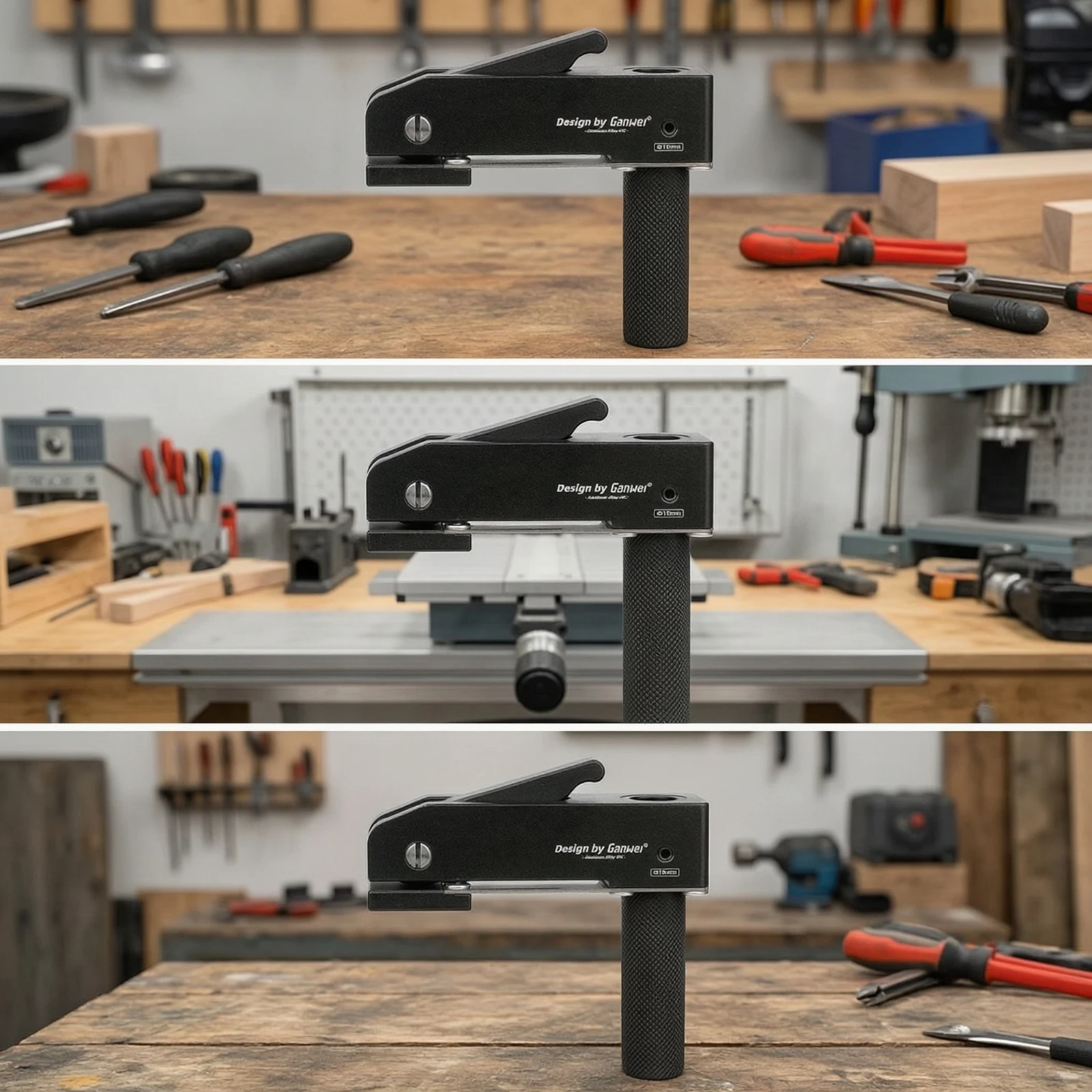 Woodworking Desktop Press Clamp Compact Manual Hold down Clamp Long-Lasting Heavy-Duty for Woodworkers, Home Workshop