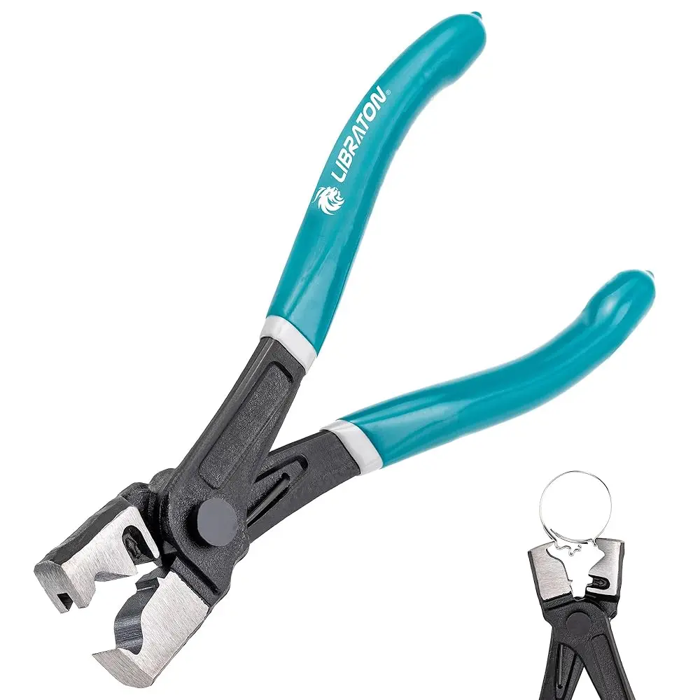 LIBRATON Car Oil Hose Crimping Plier Calliper Vise Pipe Clamp Collar Clip For Auto Repairing Motorcycle Automotive Repair Tools