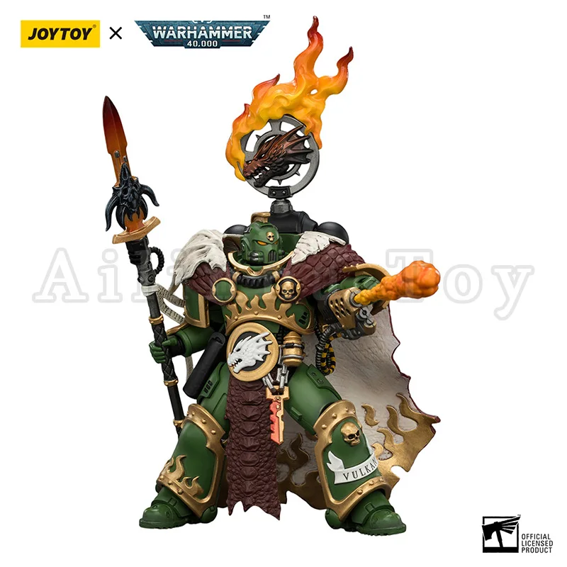 

[Pre-Order]JOYTOY 1/18 Action Figure 40K Salamanders Vulkan Hestan the Forgefather the Spear Vulkan and the Gauntlet the Forge