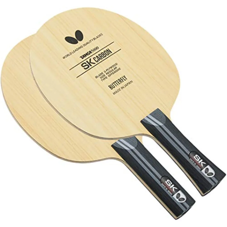 

SK Carbon Table Tennis Blade - TAMCA 5000 Carbon Fiber Blade - Professional Table Tennis Blade - Available in FL and ST Shakeha