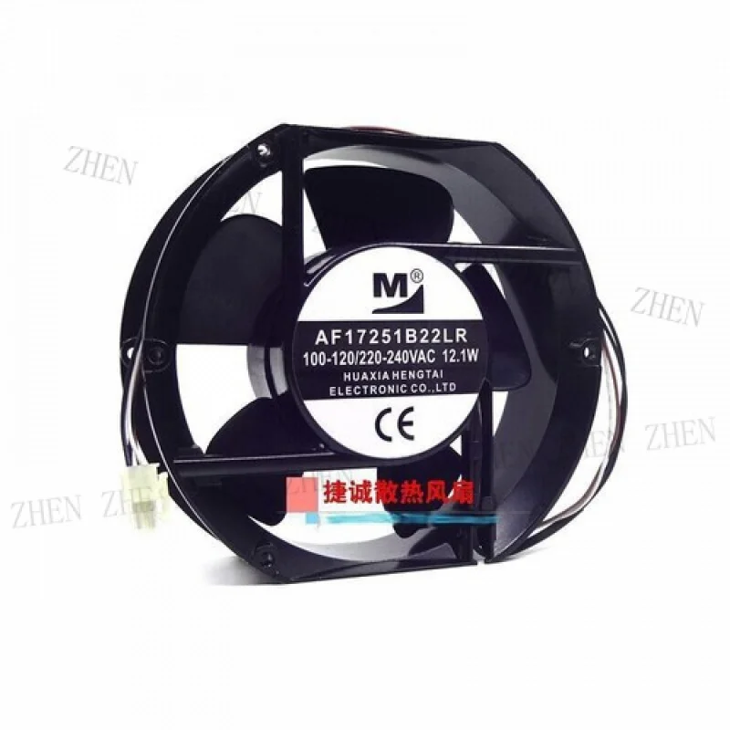 Y for  M AF17251B22LR 100-120/220-240VAC 17CM 4-wire dual voltage inverter cooling fan