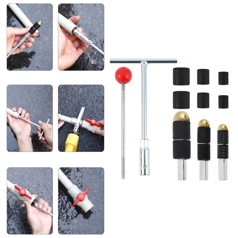 Upgrades Hot Melt Water Stop Pin Tube Water Stoping for Repair Tool Universal Waterstop Accessories for Pipe Plugging KXRE