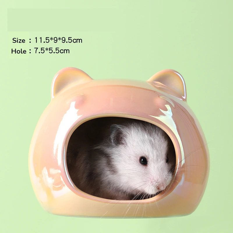 Ceramic Hamster Hideout Guinea Pig Hideout Cute Pets Small Animal Adorable House