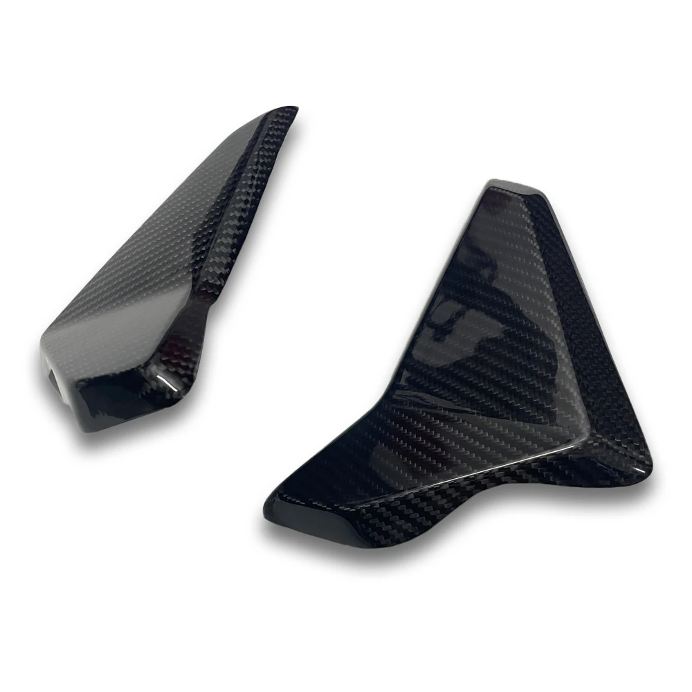 For Triumph Street Triple 765RS 23+ Carbon fiber radiator outer panel decorative slider motorcycle accessory decorative cover