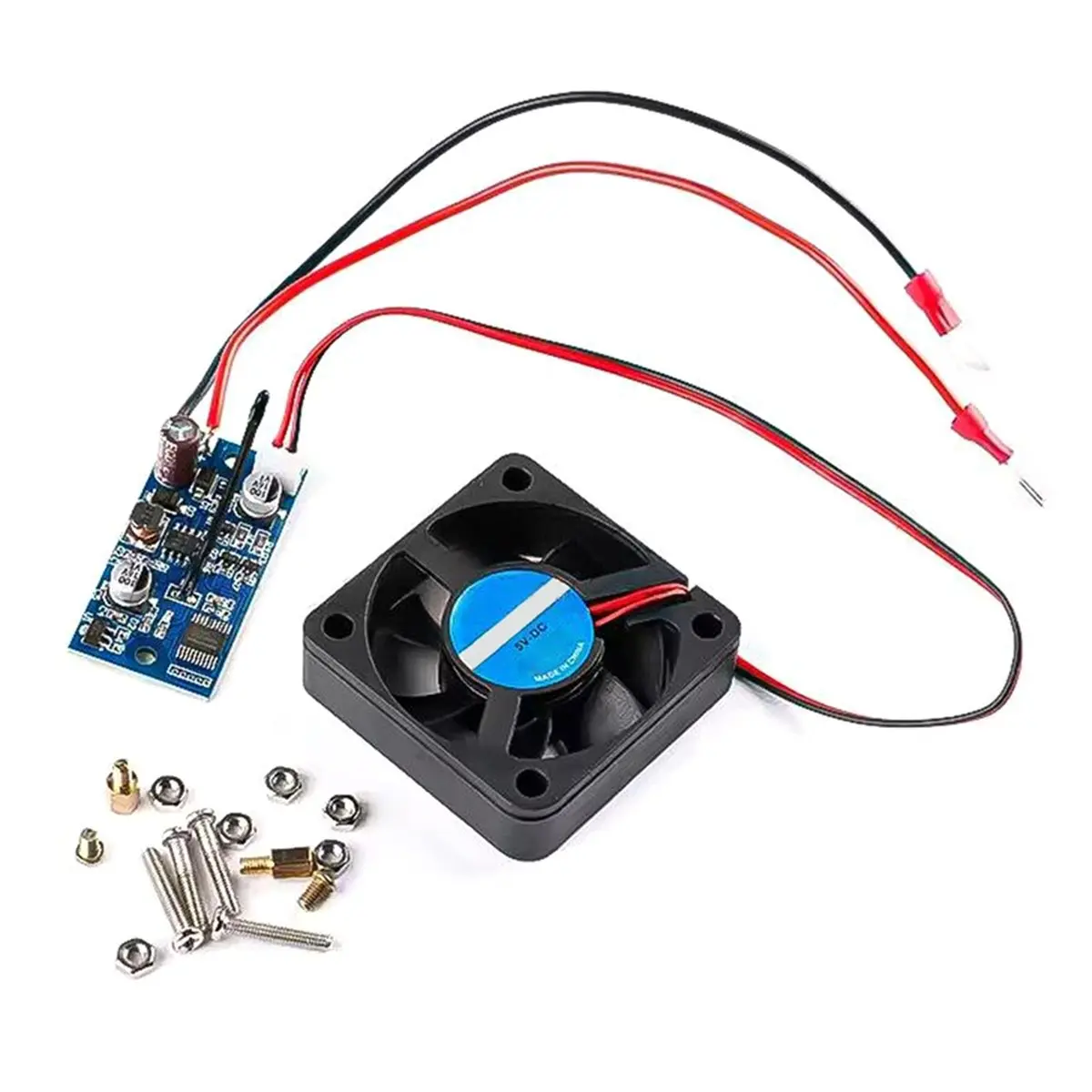 ABIU Intelligent Temperature Control Cooling Fan Module with Three-Level Adjustment for Cooling, Input Voltage Range 6-70VDC