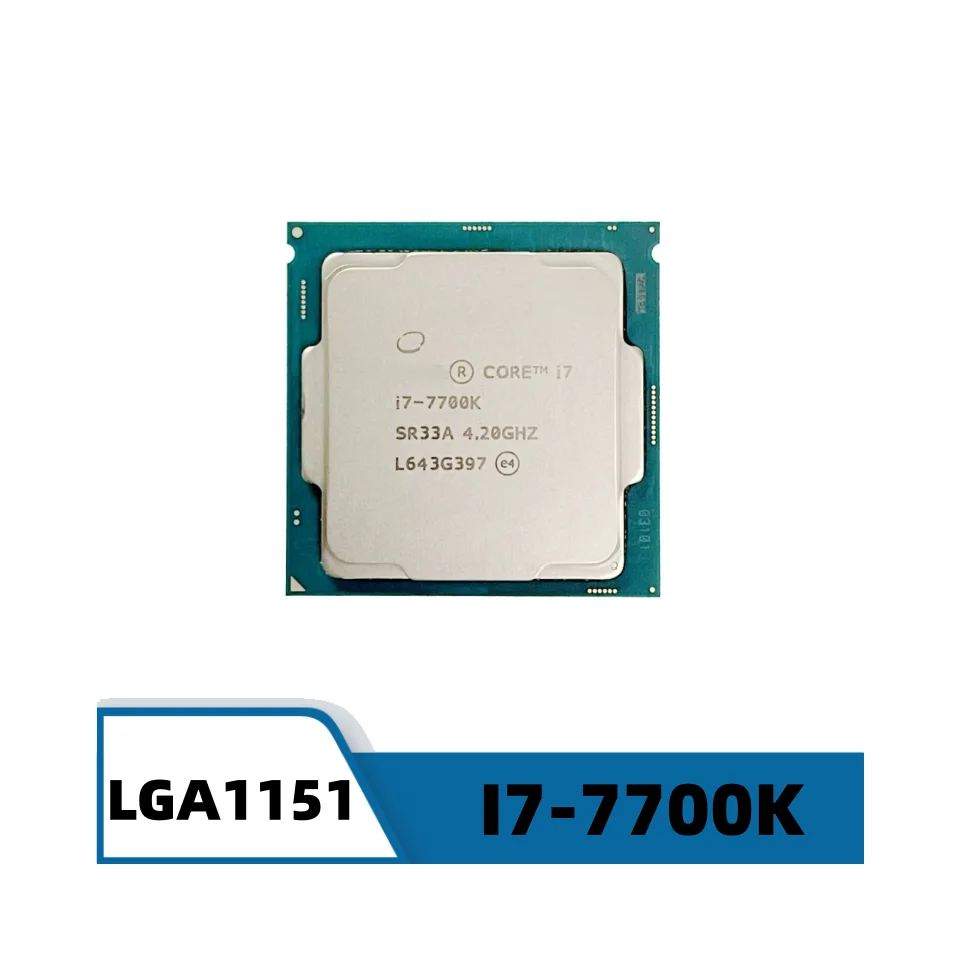 Core I7-7700K 4.2GHz 4 Cores 8 Threads 8M 91W I7 7700K Computer CPU Processor Server LGA1151