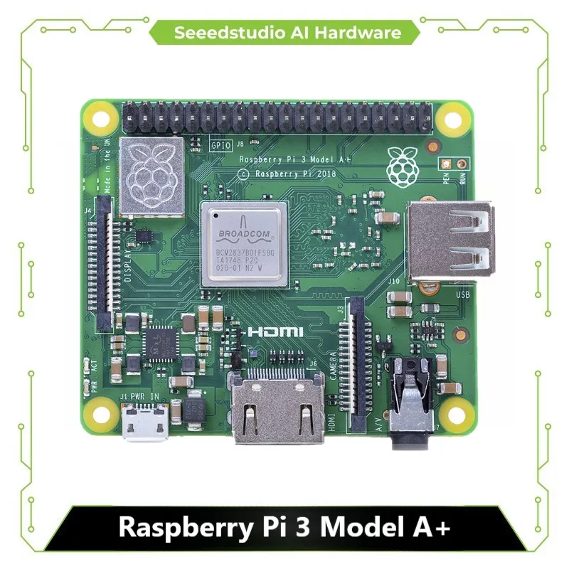 Imagem -03 - Raspberry pi Modelo a Mais Plus com Wi-fi e Bluetooth Cpu 4-core Bmc2837b0 512m Ram