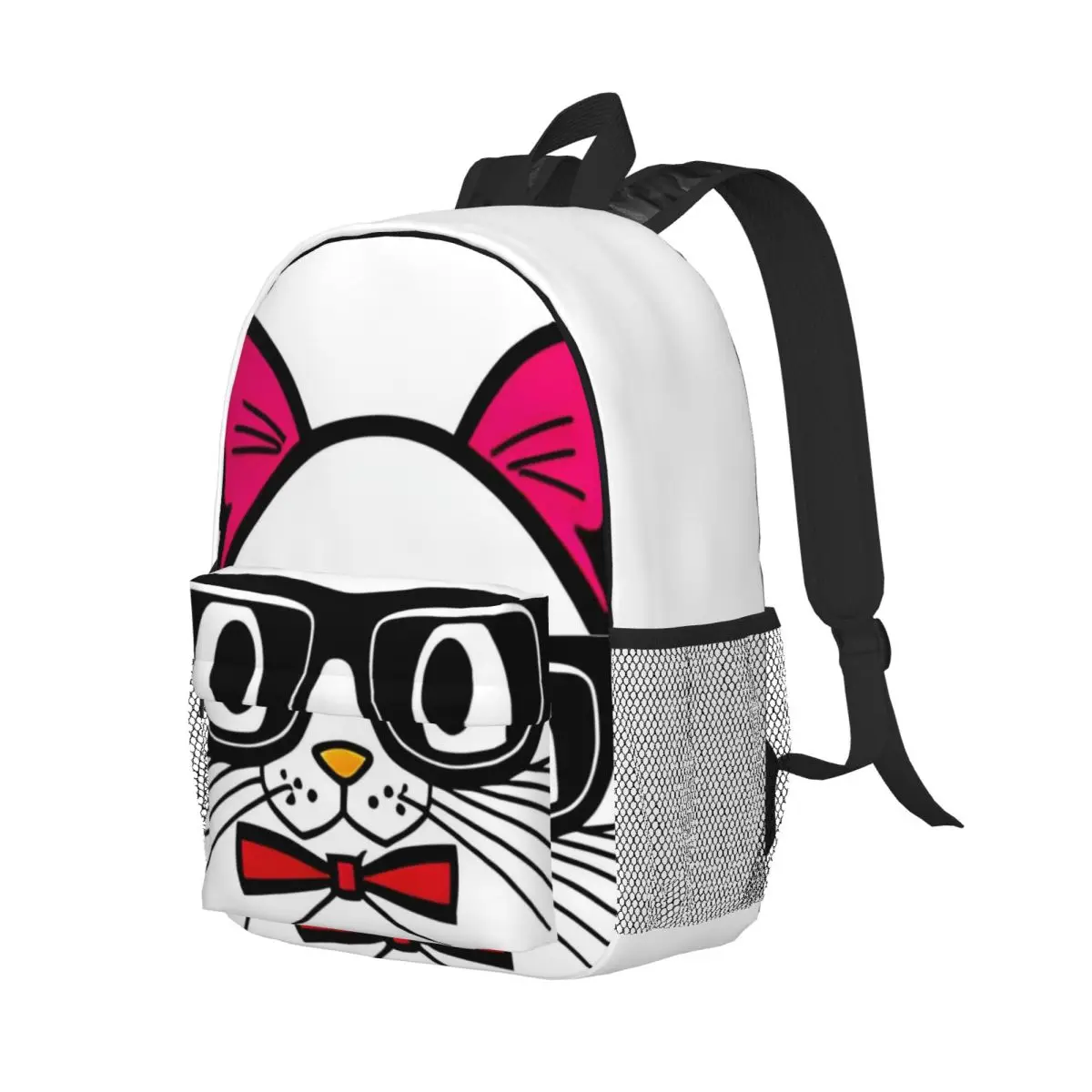 Mochila compacta Hello Kitty de 15 polegadas – Bolsa leve e elegante, perfeita para estudantes e viajantes