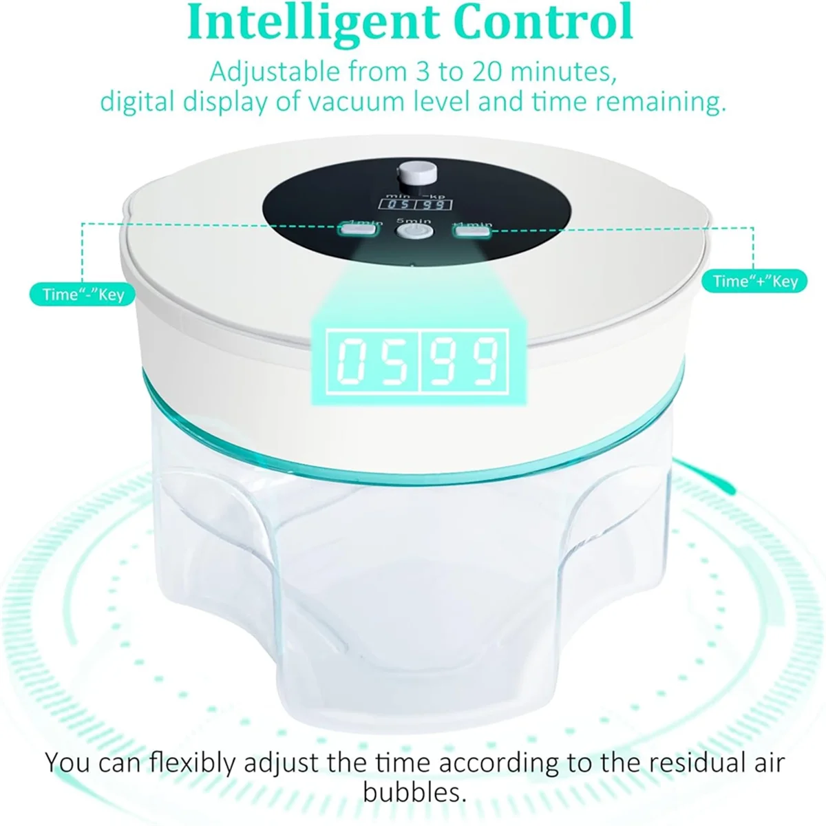 AA98 2L AB Lem Epoksi Resin Silikon Defoamer Mesin Pelestarian Vakum untuk Menghilangkan Gelembung Steker UE