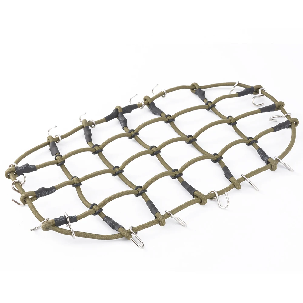 RC 자동차 부품 1/10 시뮬레이션 크롤러 수정 업그레이드 액세서리 지붕 탄성 수하물 네트 D90 SCX10 90046