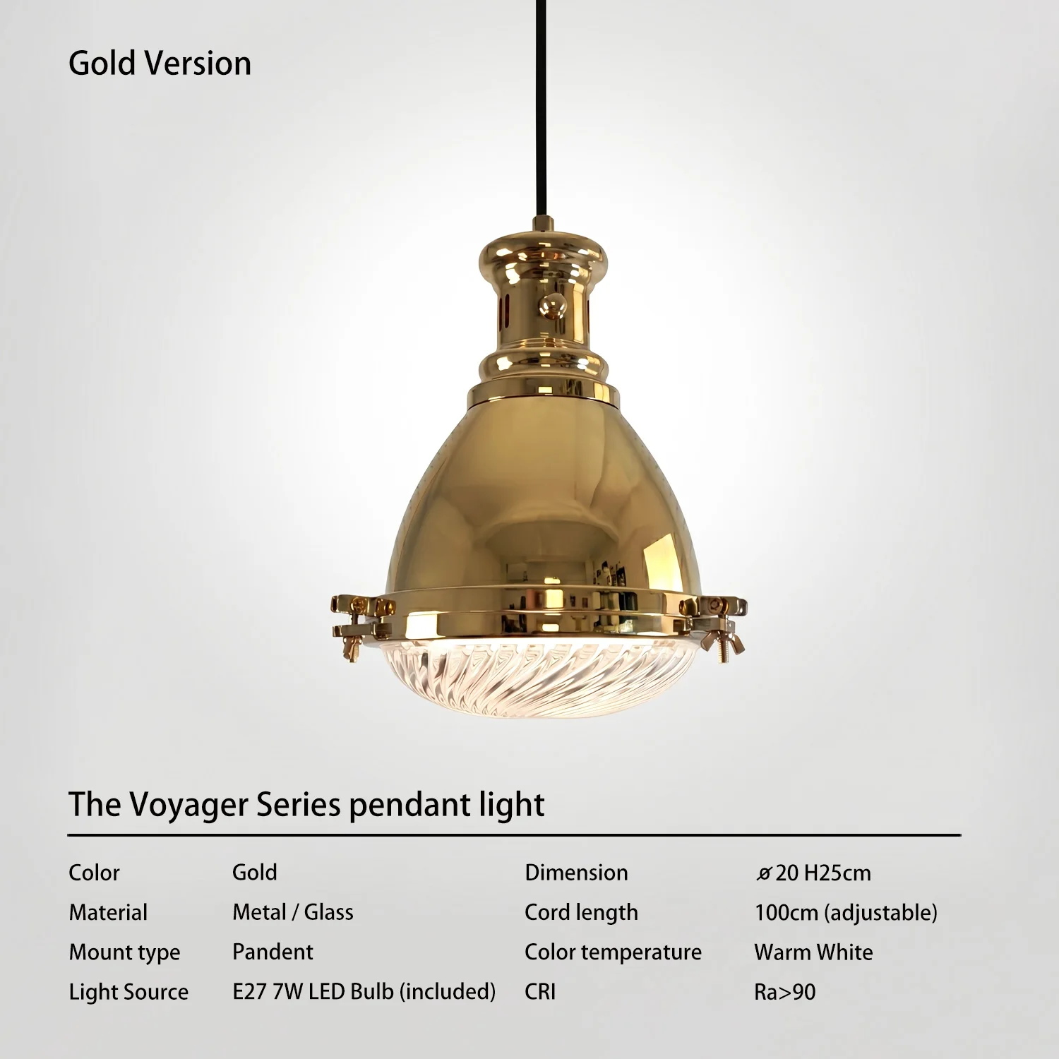Vintage industriële nautische hanglamp maritieme koepel plafondlamp geribbelde gerimpelde glazen kap keuken eiland bar eetkamer