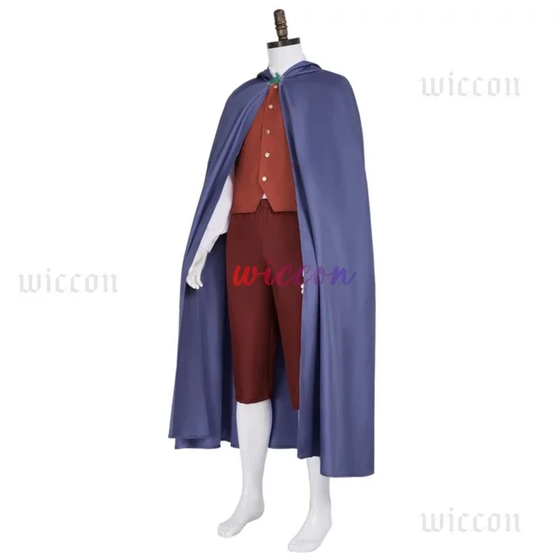 

DY20Frodo Косплей Фильм Баггинс Костюм Ролевые Игры Топ Жилет Брюки Плащ Костюм Хэллоуин Карнавальные Вечерние Наряды для Мужчин25