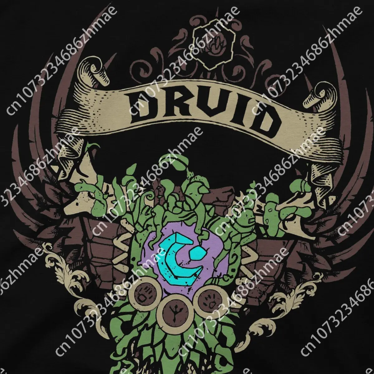 Wereld Van Warcraft Wow Game Creatieve Tshirt Voor Mannen Druïde Elite Editie Ronde Hals Basic T-Shirt Onderscheidende Cadeau Kleding Tops