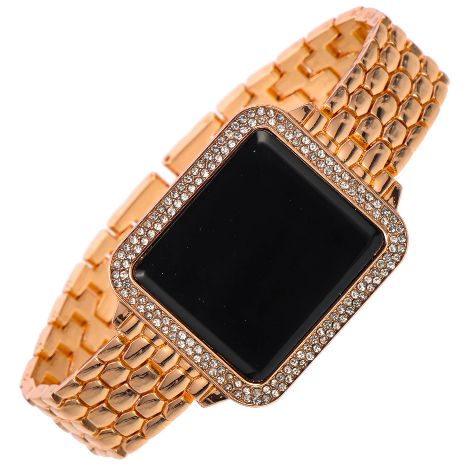 

Elegant LED Fashionable Watch Women Screen Quartz Wrist Timepiece Precise Rhinestones Women Watch Gift