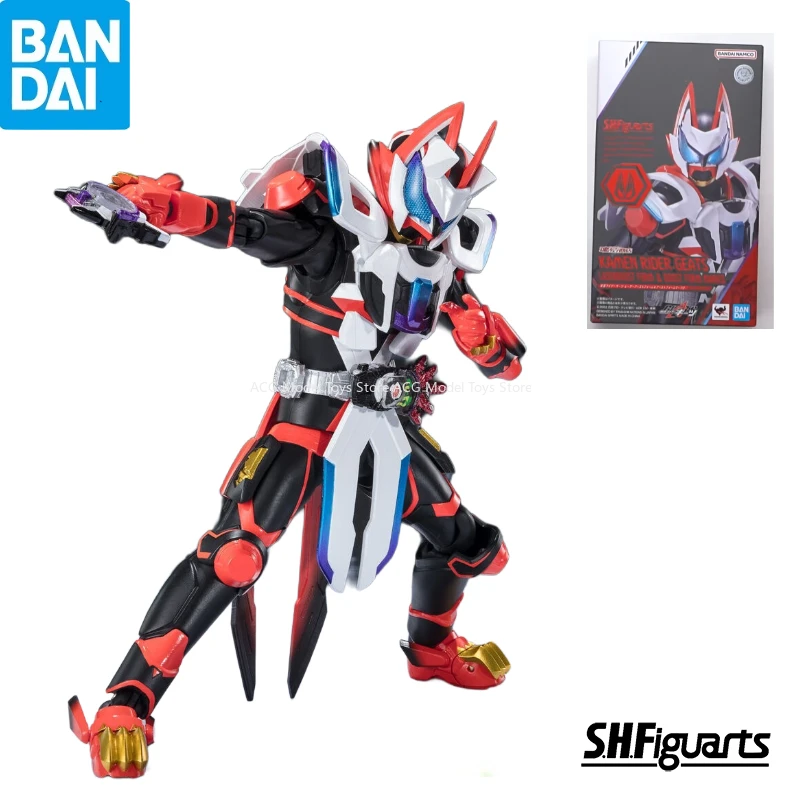 

In Stock 100% Original Bandai S.H.Figuarts SHF Tokusatsu KAMEN RIDER GEATS MK2 Action Figure Toys Collection Model Gift