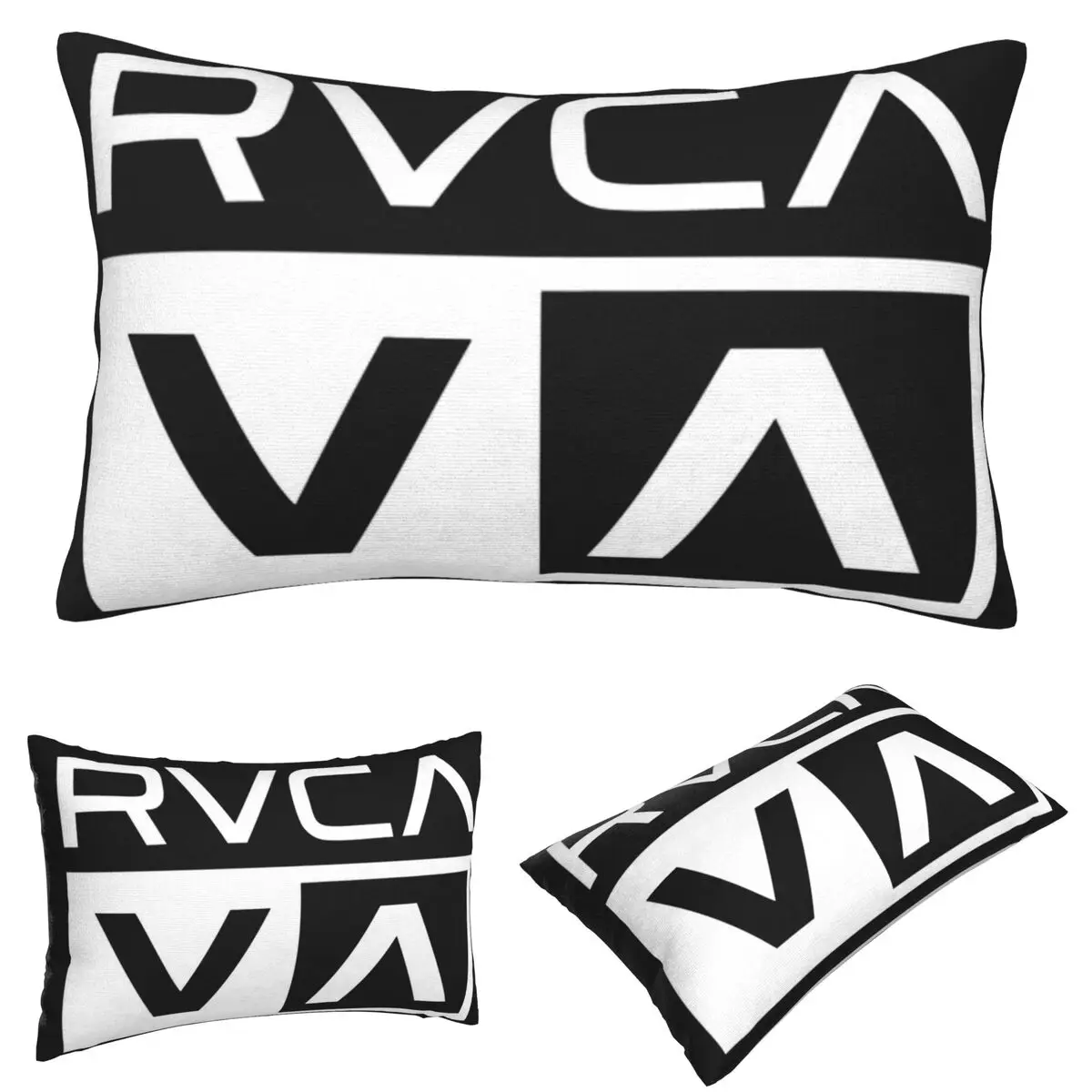 Funda de almohada rectangular para ropa de Rvca blanca, funda de cojín decorativa para dormitorio, cama, almohada cómoda para el hogar