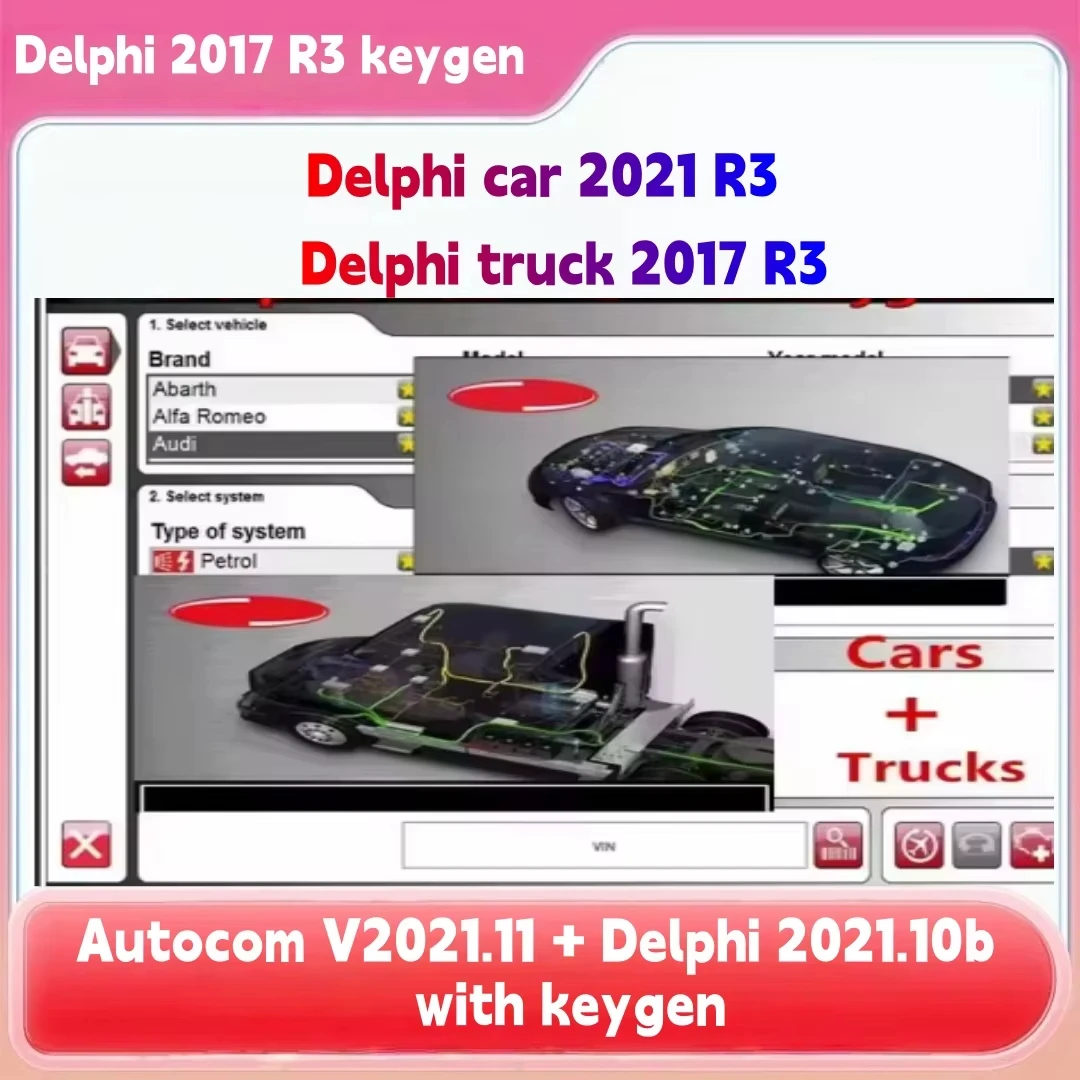 

2024 más nuevo Autocoms 2021.11 + Delphis 2021.10b keygen Autocom Software herramientas de diagnóstico de camiones de coche Escá