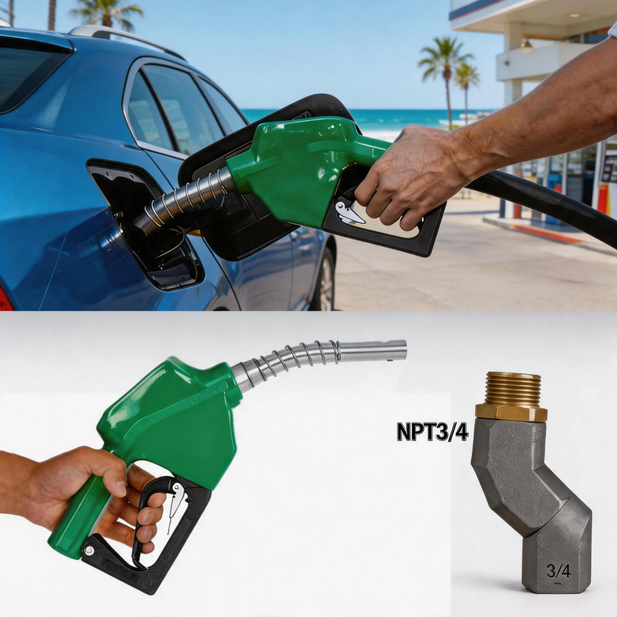 

Daily Use Garage Gas Station Refueling Gun Nozzle Auto Shut Off Aluminum Alloy Gasoline Diesel Pistol Refueling Machine