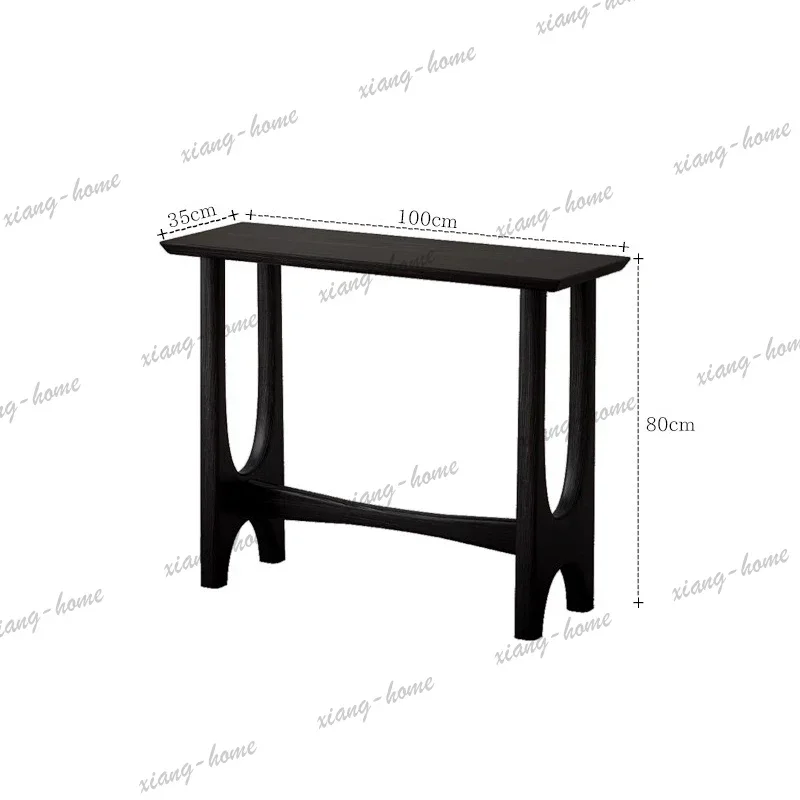 LJY Wabi Sabi Rustic Console Tables Minimalist Aesthetic Living Room Entryway Console Tables Chinese Traditional Bureau Furnitur