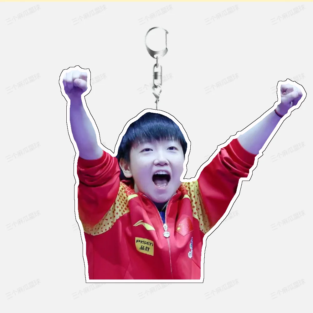 Sun Yingsha Wang Chuqin acrylic keychain backpack pendant gifts