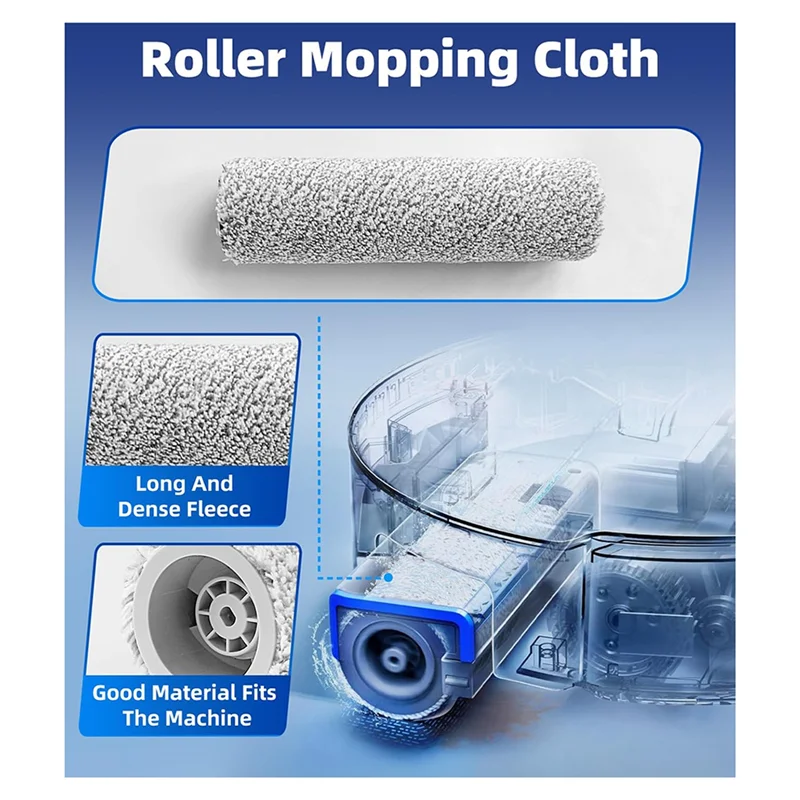 A24P Adatto Per ECOVACS T80 PRO OMNI / T80 OMNI Robot Aspirapolvere Sostituzione Rullo Principale Mop Panno Spazzola Laterale Sacchetto per la Polvere Filtro HEPA