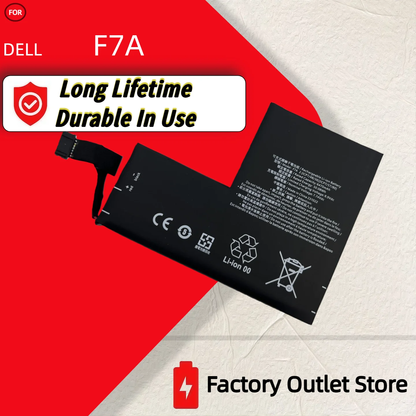 Wholesale And Retail F7A F7G for Steam Deck LCD OLED Laptop Battery Handheld Game With Free Tools High Capacity
