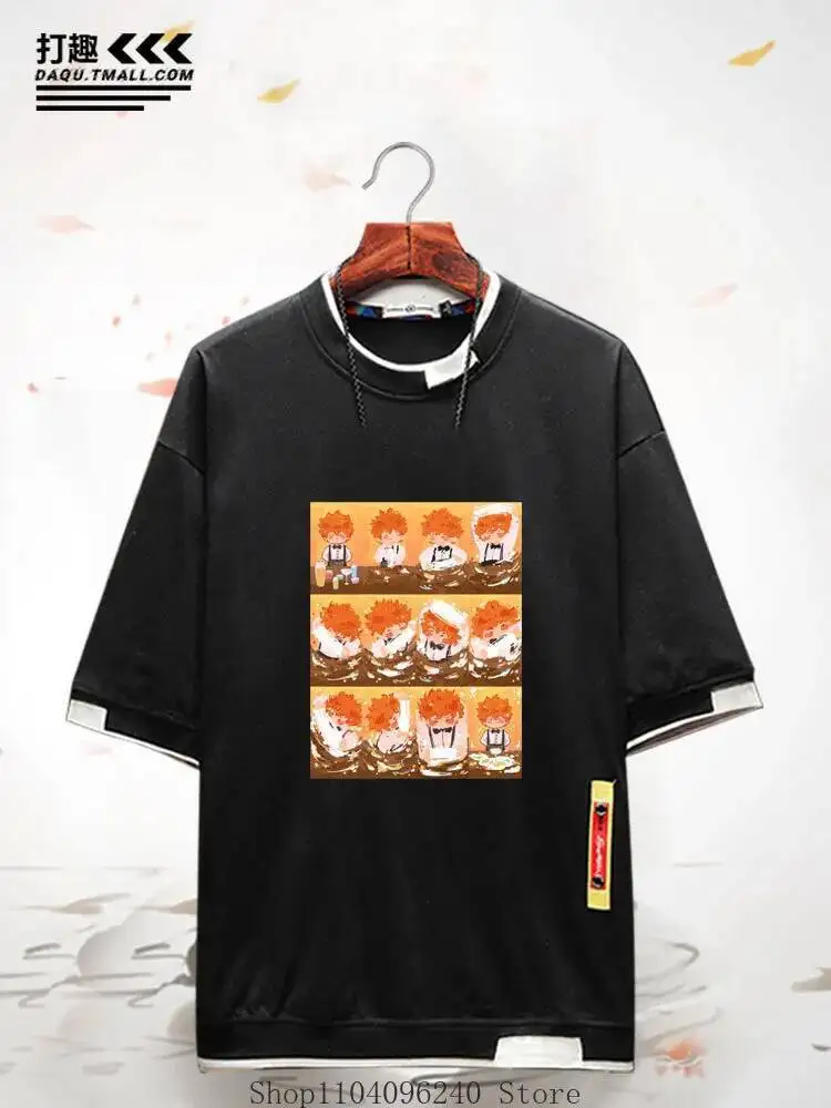 

Anime GAME Shoyo Hinata Kōtarō Bokuto Anime T Shirt Summer Men T-Shirt Casual Women Crew Neck Short Sleeve Tees
