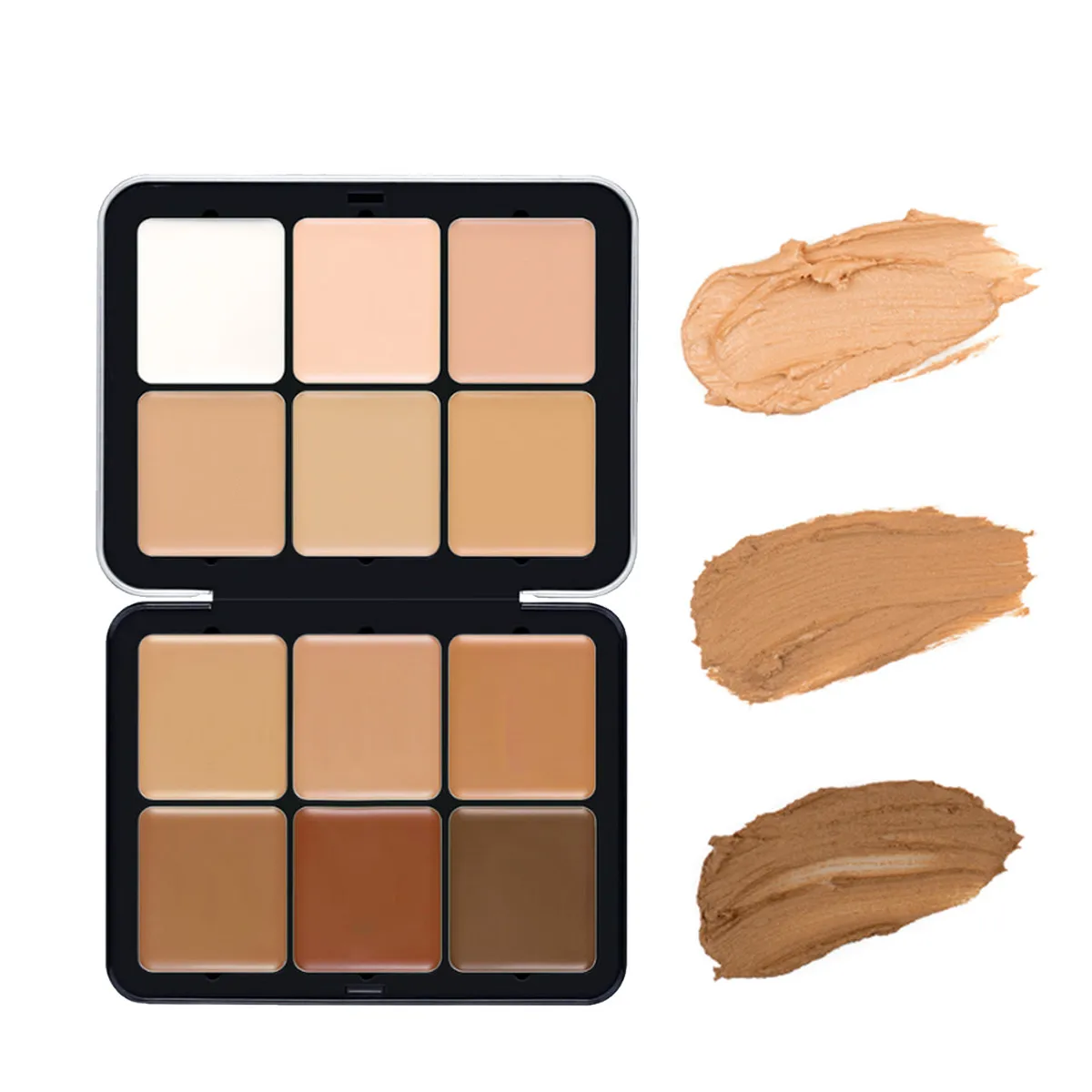 

12 Shades Concealer Palette Private Label Contour Makeup Cream Foundation Face Brightening Make up Kit Wholesale Bulk Business