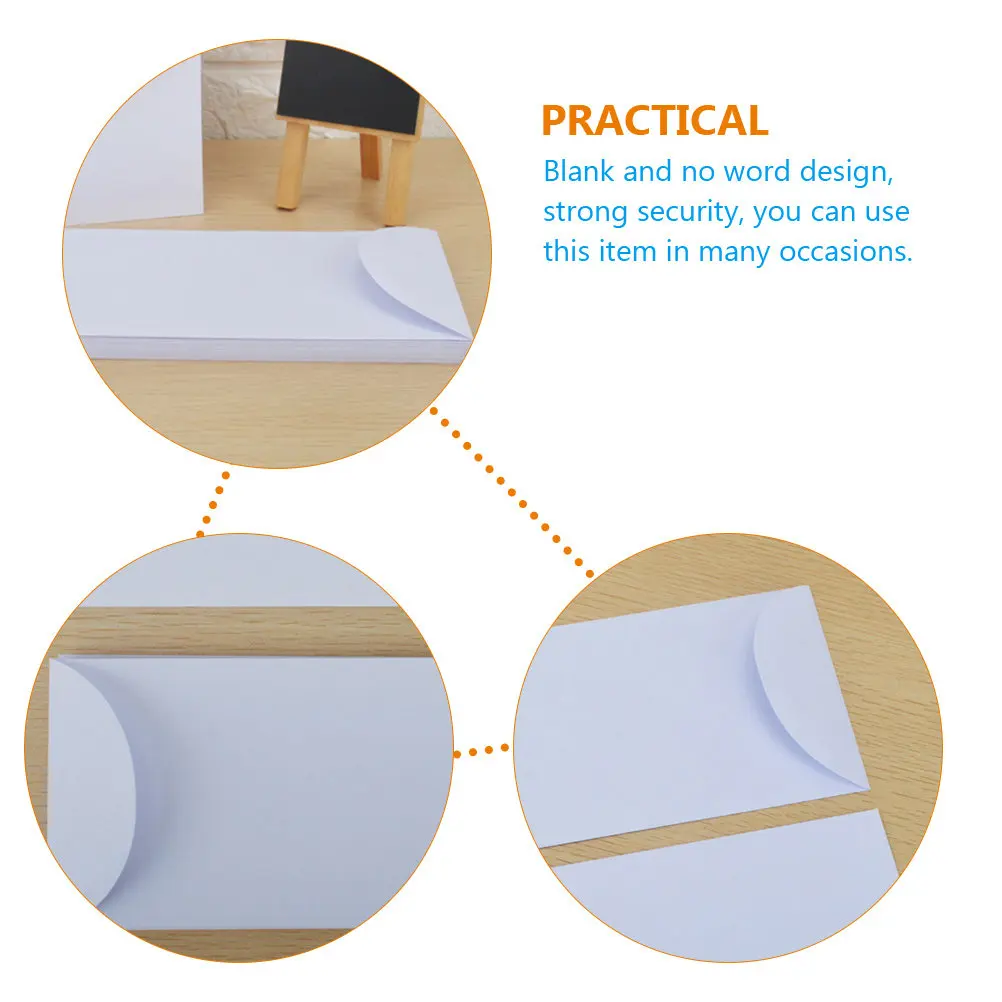 20Pcs Blank Envelopes Heavy Duty Thick Paper Eco Friendly Biodegradable File Envelopes for Letters Documents Invitations Cash
